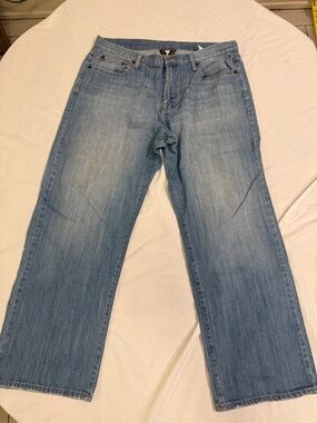 Lucky Brand Men’s Straight Leg Blue Denim Jeans Size 36
